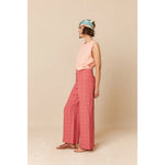 Load image into Gallery viewer, Window Pane Check Pants - Watermelon
