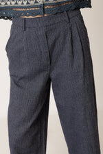 Load image into Gallery viewer, Pleated Pinstripe Trouser
