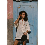 Load image into Gallery viewer, Reka Embroidered Berry Shirt

