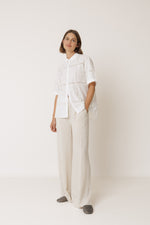 Load image into Gallery viewer, Lace Poplin Shirt
