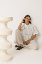 Load image into Gallery viewer, Lace Poplin Shirt
