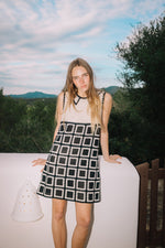 Load image into Gallery viewer, Crochet Mini Dress - Black
