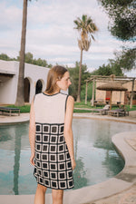 Load image into Gallery viewer, Crochet Mini Dress - Black
