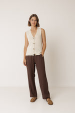 Load image into Gallery viewer, Flowy Pant - Chocolate
