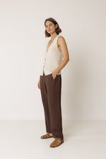 Load image into Gallery viewer, Flowy Pant - Chocolate
