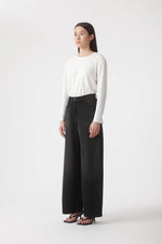Load image into Gallery viewer, Claudia High Wide Relaxed Jean - Vintage Black
