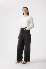 Load image into Gallery viewer, Claudia High Wide Relaxed Jean - Vintage Black
