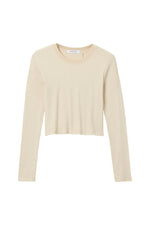 Load image into Gallery viewer, Sienna - Lux Rib Long Sleeve - Sugar
