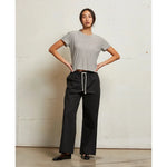 Load image into Gallery viewer, Harley Boxy Crew - Ivory/Black Stripe
