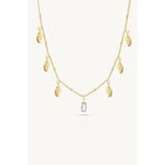 Load image into Gallery viewer, Petal Moonstone Necklace - Gold
