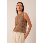 Load image into Gallery viewer, Button Up Crochet Top
