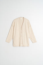Load image into Gallery viewer, Seawool V-Neck Cardigan - Beige
