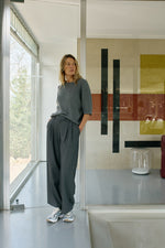 Load image into Gallery viewer, Short Sleeve Cable Knit Sweater
