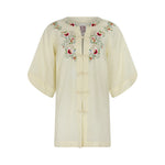 Load image into Gallery viewer, Reka Embroidered Berry Shirt
