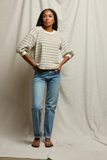 Load image into Gallery viewer, Roxy - Terry Bubble Sleeve Cobalt/Sugar Stripe
