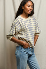 Load image into Gallery viewer, Roxy - Terry Bubble Sleeve Cobalt/Sugar Stripe
