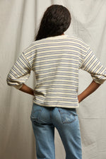 Load image into Gallery viewer, Roxy - Terry Bubble Sleeve Cobalt/Sugar Stripe
