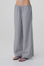 Load image into Gallery viewer, Sia Pant - Muted Blue Check

