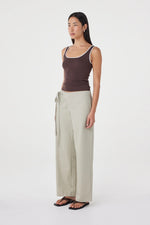 Load image into Gallery viewer, Lucia Tie Pant - Light Sage
