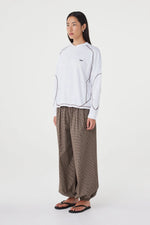 Load image into Gallery viewer, Kesh LS Tee - Cream &amp; Espresso
