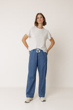 Load image into Gallery viewer, Cropped Ribbed Shirt - Grey
