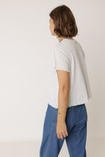Load image into Gallery viewer, Cropped Ribbed Shirt - Grey
