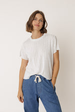 Load image into Gallery viewer, Cropped Ribbed Shirt - Grey
