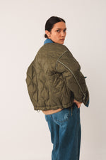 Load image into Gallery viewer, Retro Style Quilted Jacket
