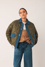 Load image into Gallery viewer, Retro Style Quilted Jacket

