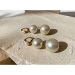 Load image into Gallery viewer, Pernille Earrings Pearl
