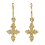 Load image into Gallery viewer, Trefoil Earrings - 18K Gold Plated
