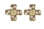 Load image into Gallery viewer, Gorgoneion Peace Earrings - 18K Gold Plated
