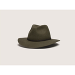 Load image into Gallery viewer, Anderson Wide Brimmed Fedora - Olive
