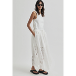 Load image into Gallery viewer, Elenore Broderie Skirt - White
