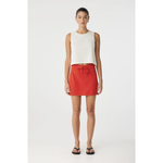 Load image into Gallery viewer, Pippa Mini Skirt - Cherry Red
