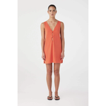 Load image into Gallery viewer, Paloma Mini Dress - Mandarin
