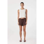 Load image into Gallery viewer, Pippa Drawstring Short - Espresso

