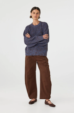 Load image into Gallery viewer, Solene Sweater - Chocolate &amp; Royal Multi
