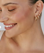 Load image into Gallery viewer, Antique Gold Huggies
