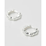 Load image into Gallery viewer, Small Bambu Hoop Earrings
