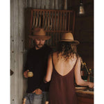 Load image into Gallery viewer, Anderson Wide Brimmed Fedora - Camel
