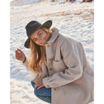 Load image into Gallery viewer, Anderson Wide Brimmed Fedora - Navy
