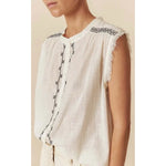 Load image into Gallery viewer, Lore Cross Stitched Embroidered Shirt

