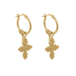 Load image into Gallery viewer, Trefoil Earrings - 18K Gold Plated
