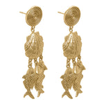 Load image into Gallery viewer, Bahamut Earrings - 18K Gold Plated
