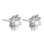 Load image into Gallery viewer, Perdita Studs with Pearl - Sterling Silver
