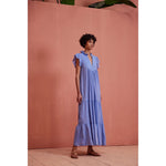 Load image into Gallery viewer, Erietta Long Dress - Blue

