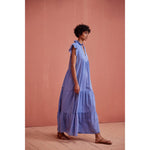 Load image into Gallery viewer, Erietta Long Dress - Blue
