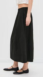 Load image into Gallery viewer, Minka Poplin Skirt - Black
