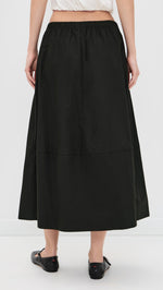 Load image into Gallery viewer, Minka Poplin Skirt - Black
